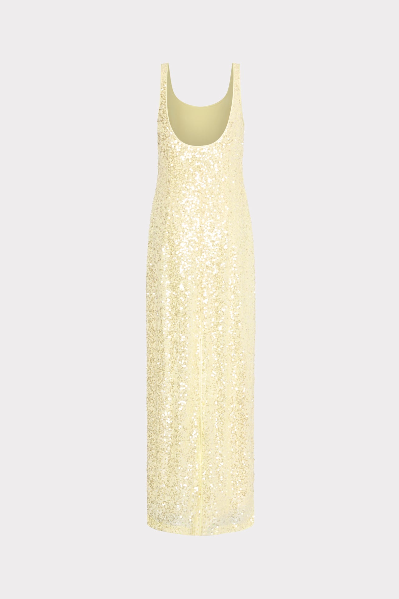 Tatum Stretch Sequins Maxi Dress - Yellow
