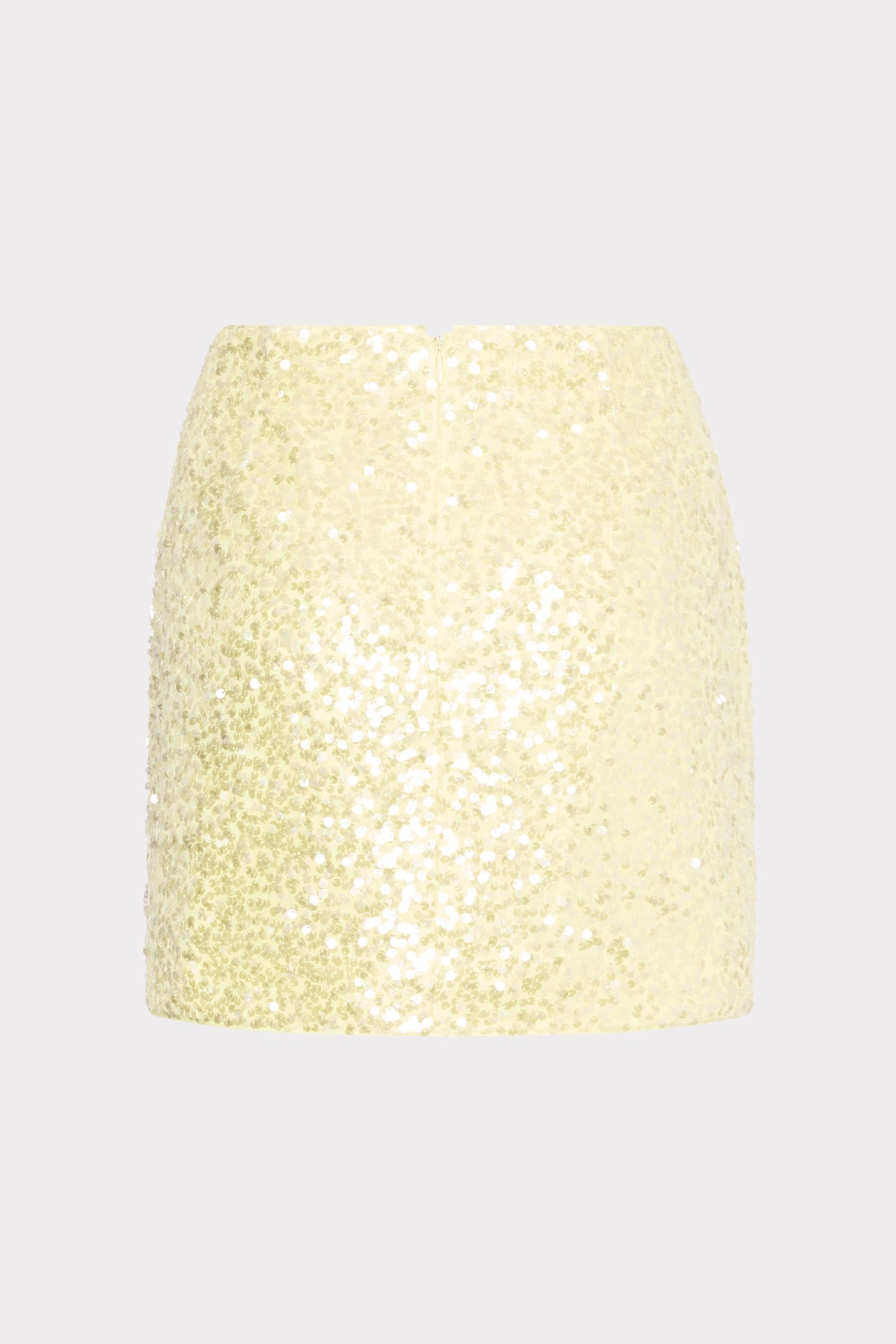 Modern Mini Stretch Sequin Skirt - Yellow