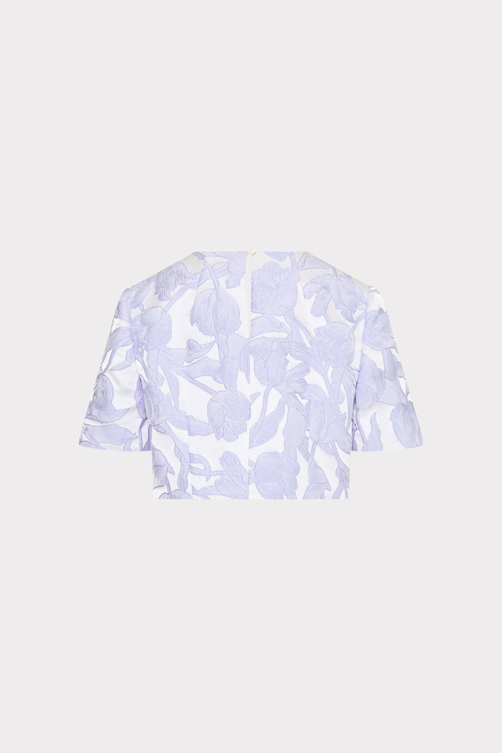 Tulip Jacquard Top - Periwinkle/Multi