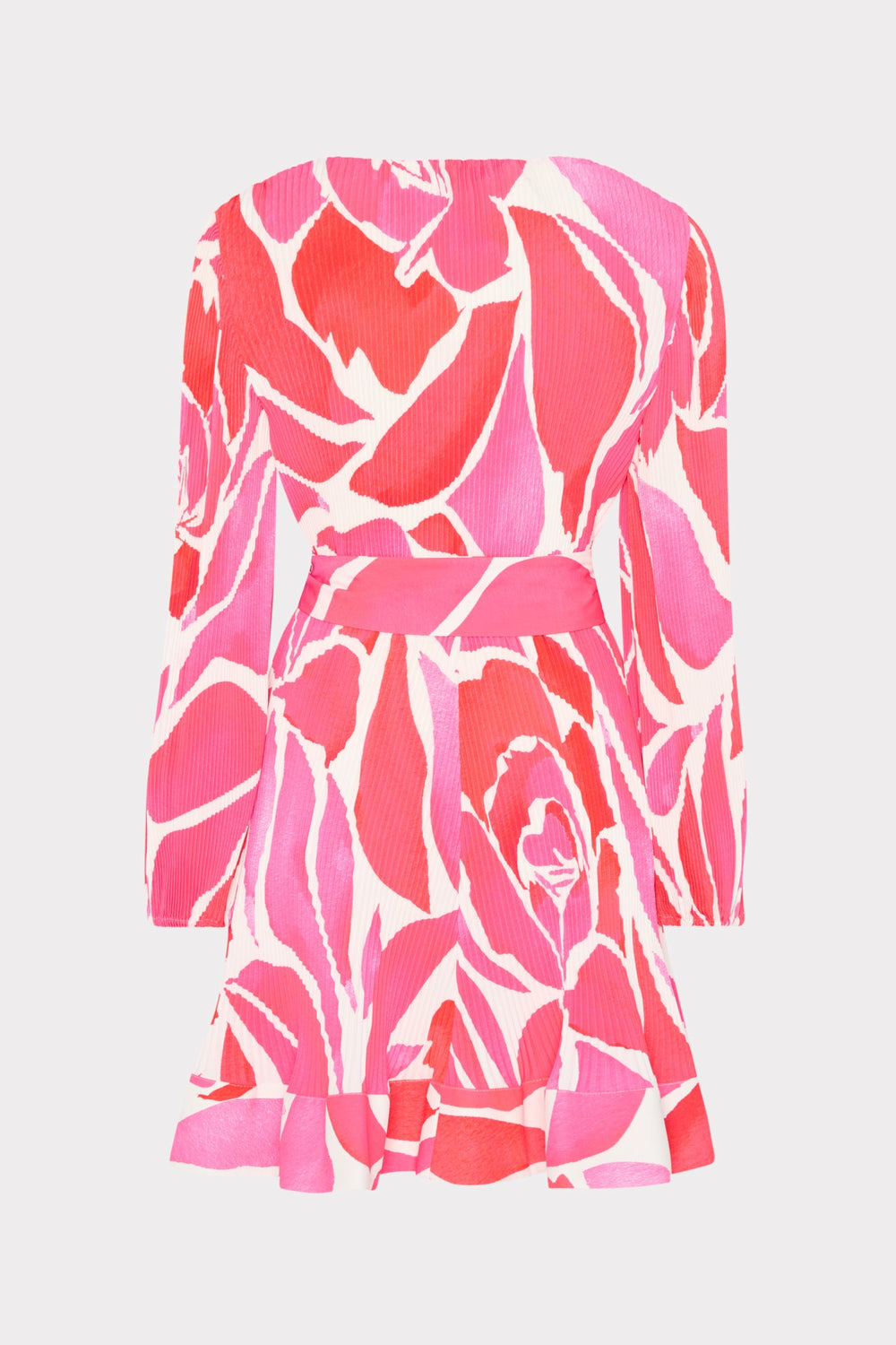 Liv Dream Rose Pleated Dress - Magenta Multi