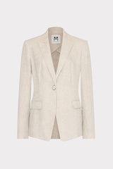 Alexa Linen Blazer - Natural