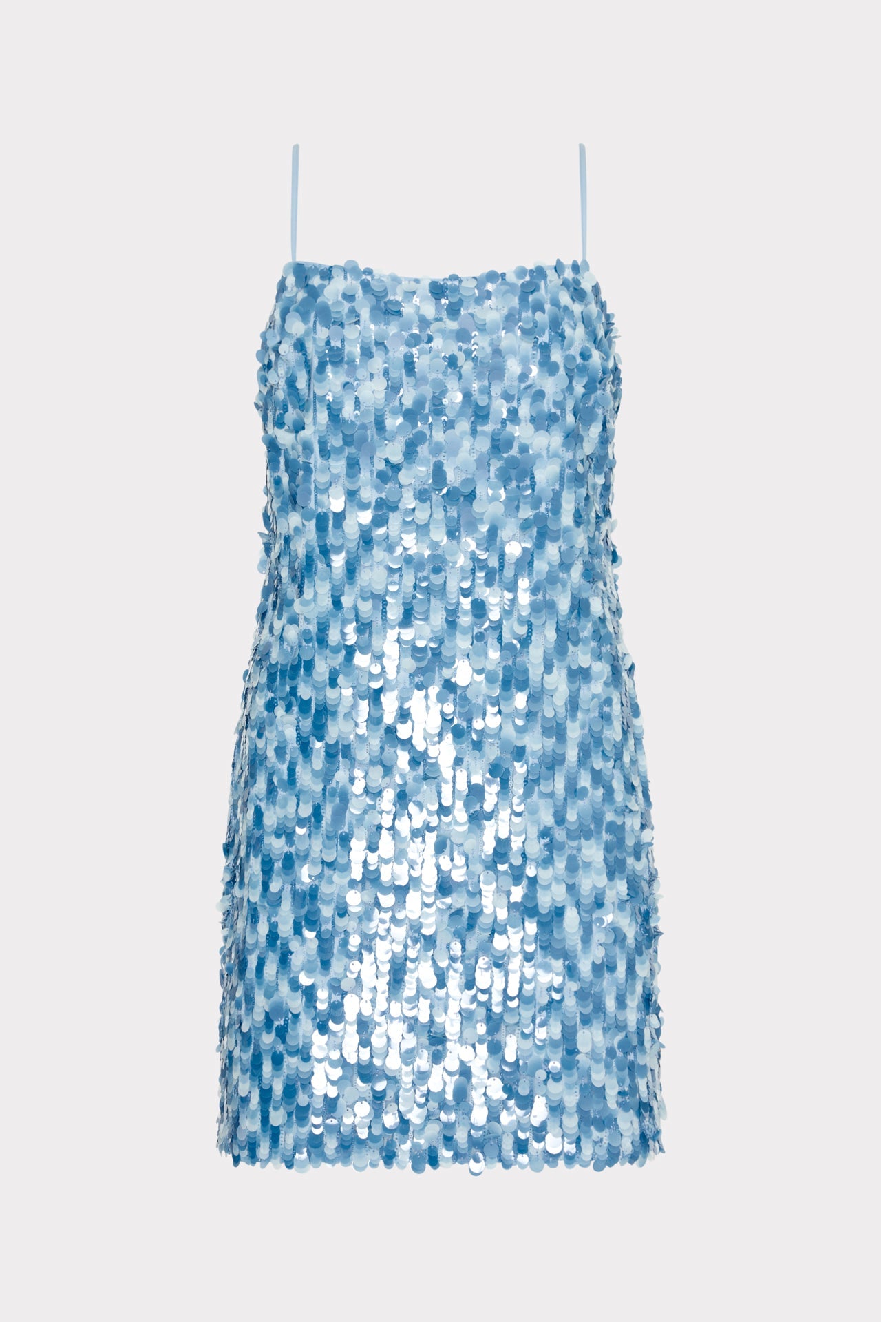 Colette Sequins Beaded Mini Dress - Blue Multi