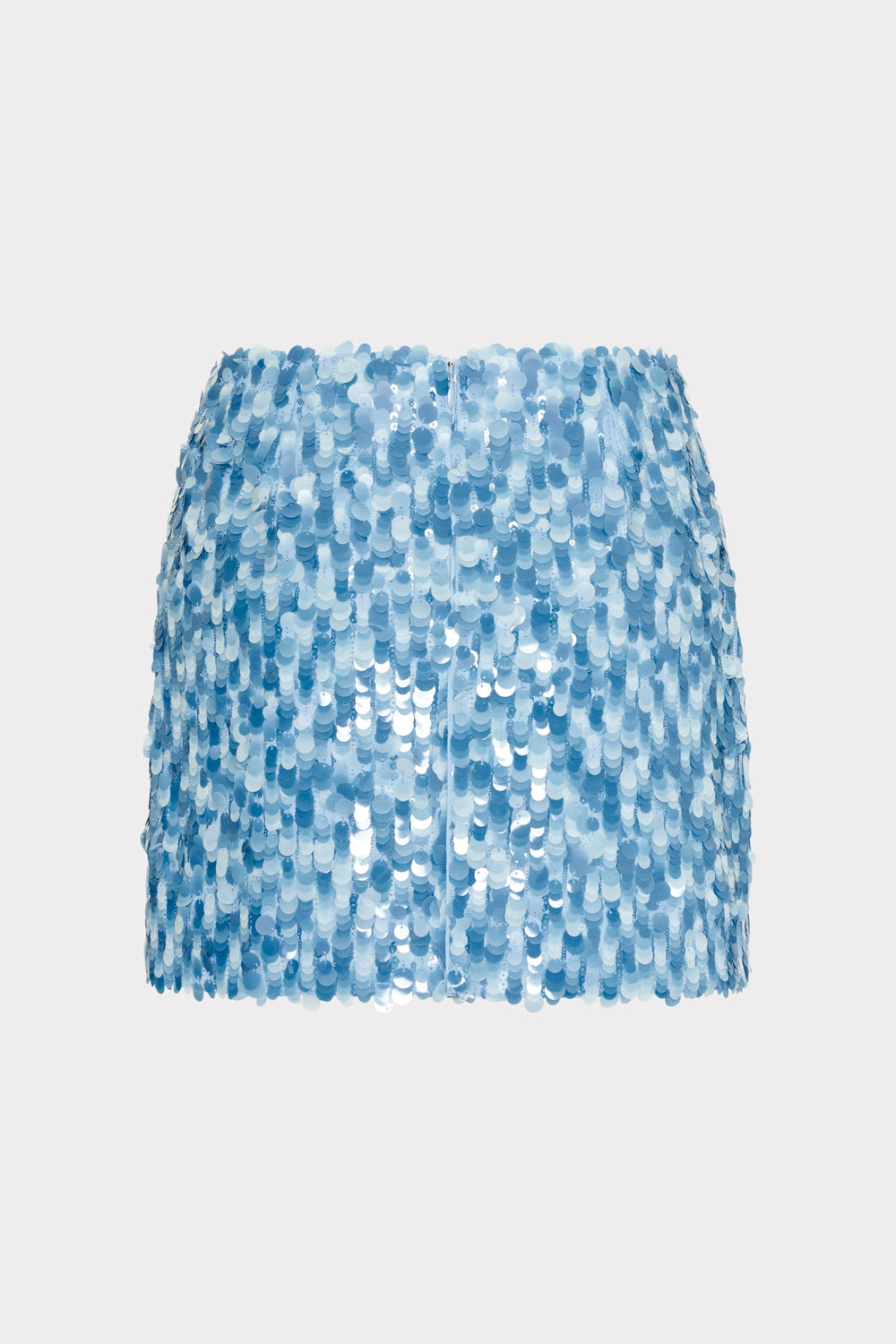 Modern Mini Sequins Skirt - Blue Multi