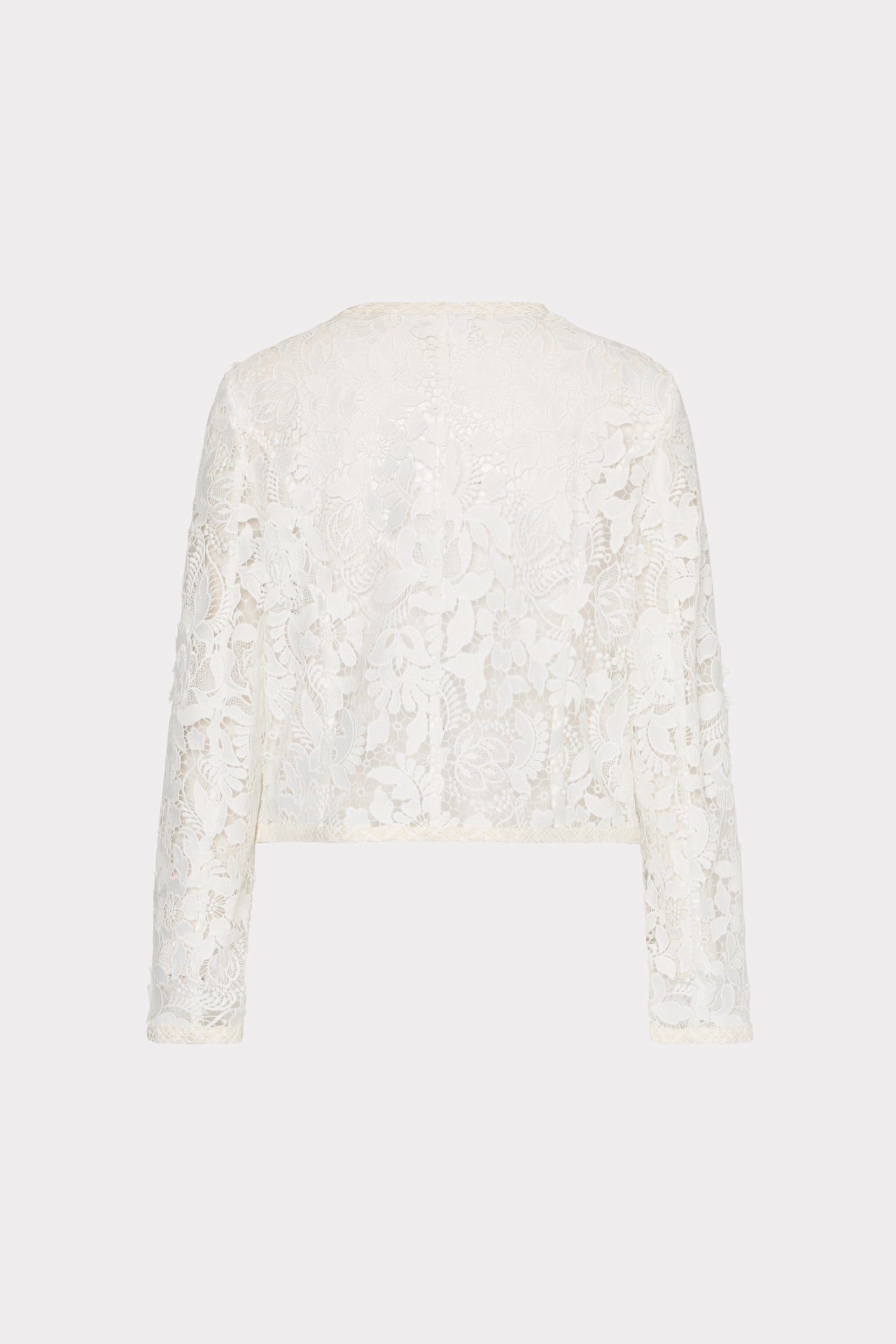 3D Garden Lace Jacket - White