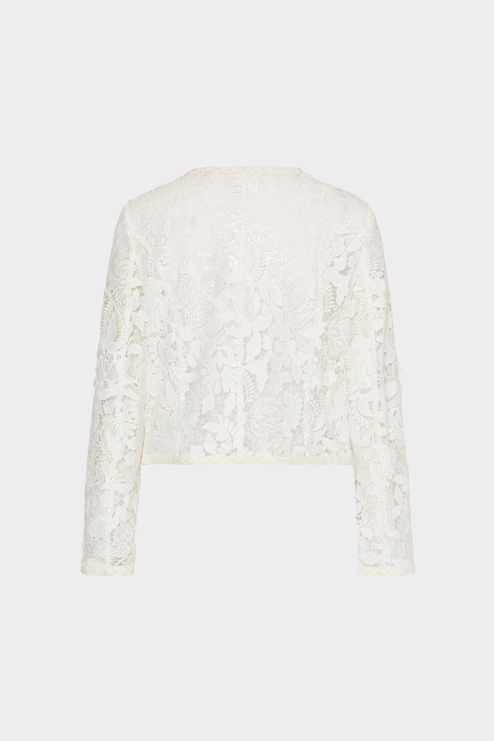 3D Garden Lace Jacket - White