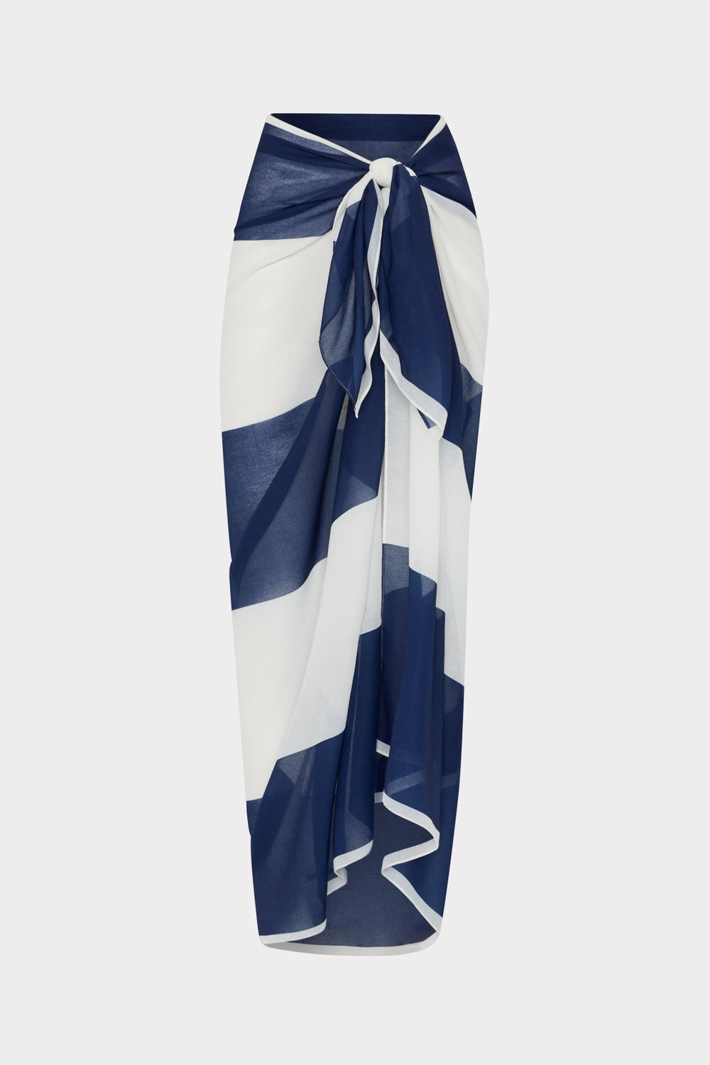 Stripe Sarong - Navy/White