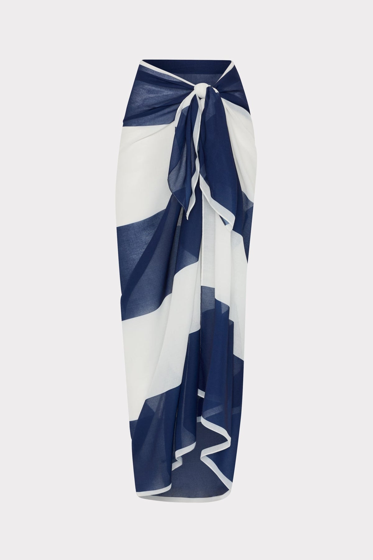 Stripe Sarong - Navy/White