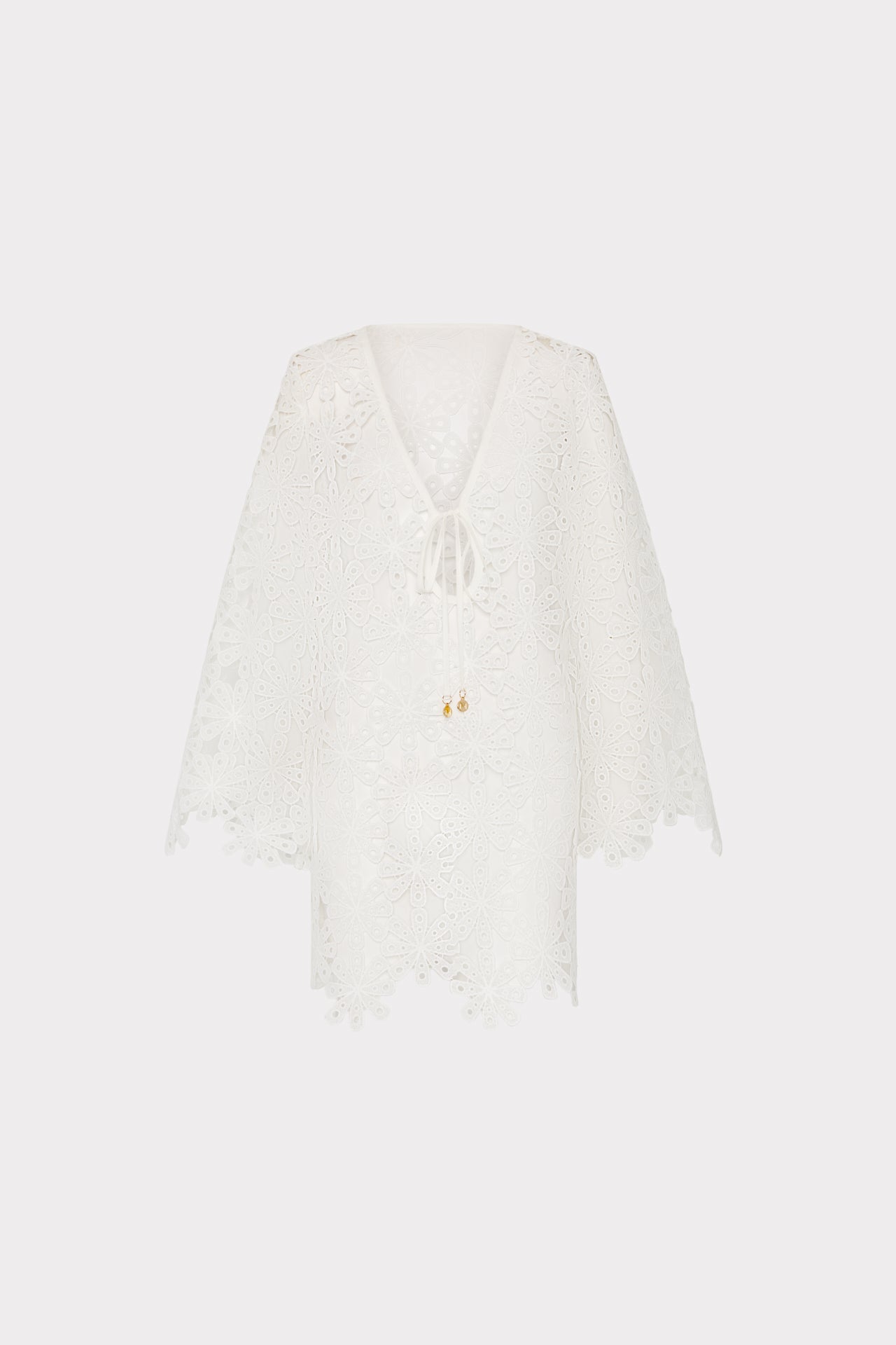 Viara Lace Cover Up - White
