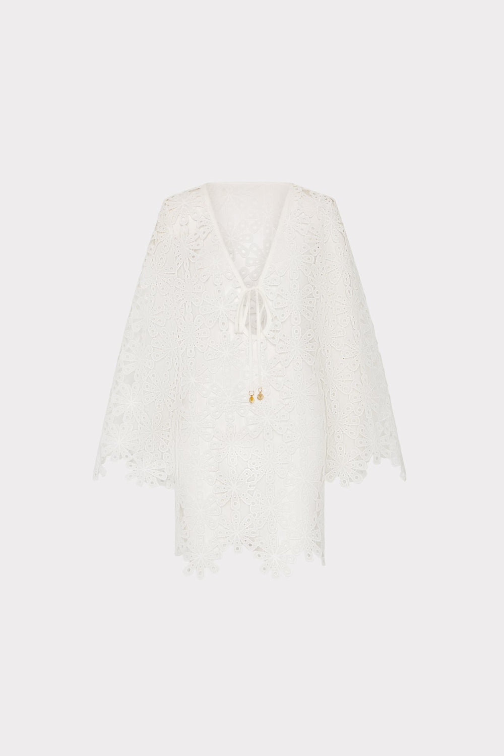 Viara Lace Cover Up - White