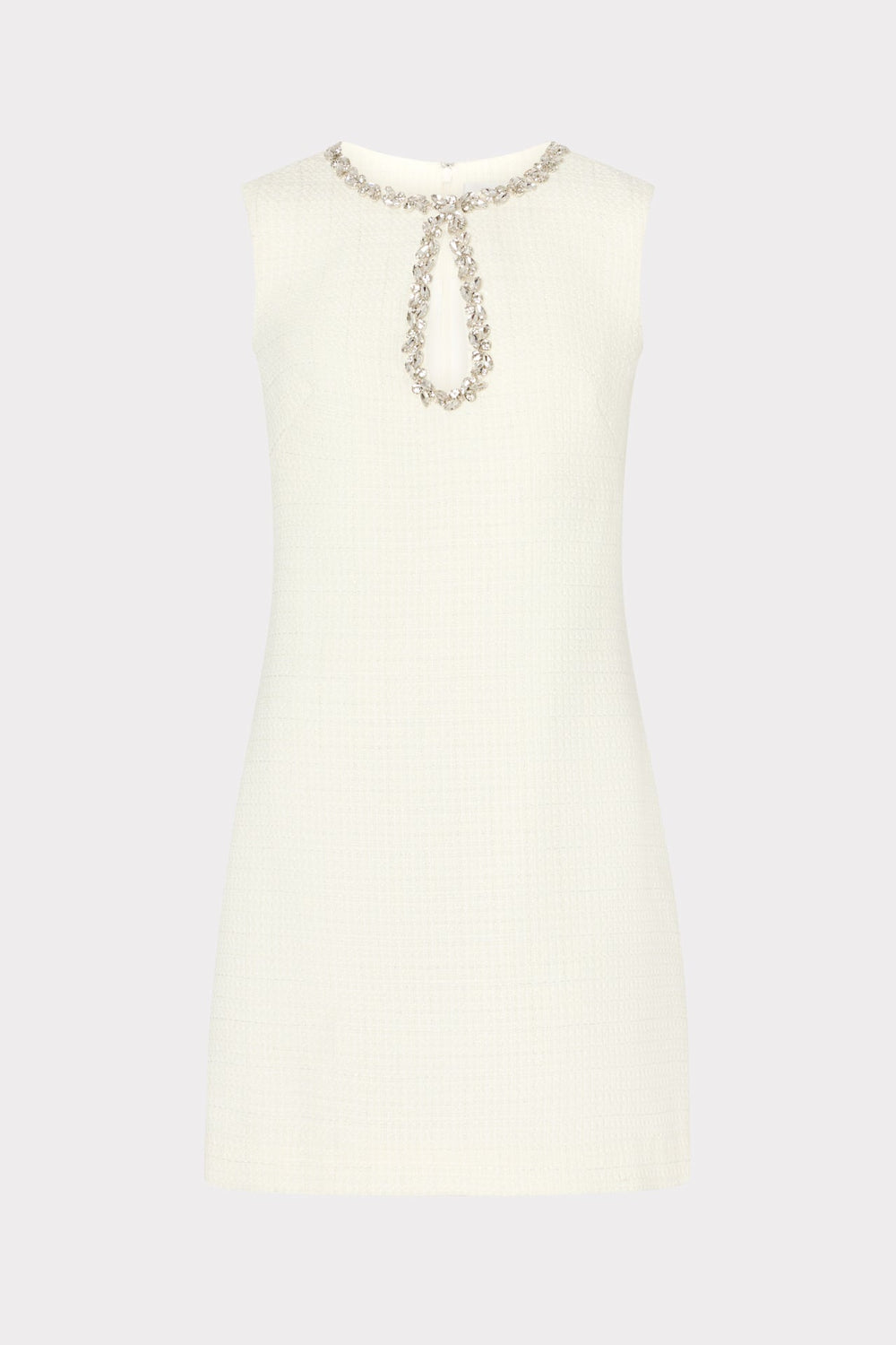 Eden Boucle Mini Dress - White