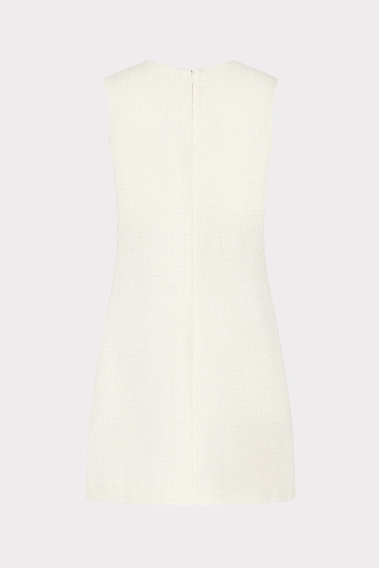 Eden Boucle Mini Dress - White