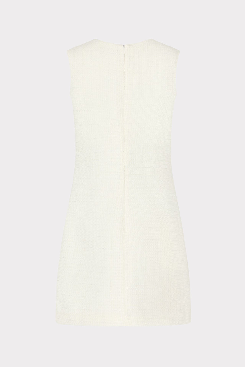 Eden Boucle Mini Dress - White