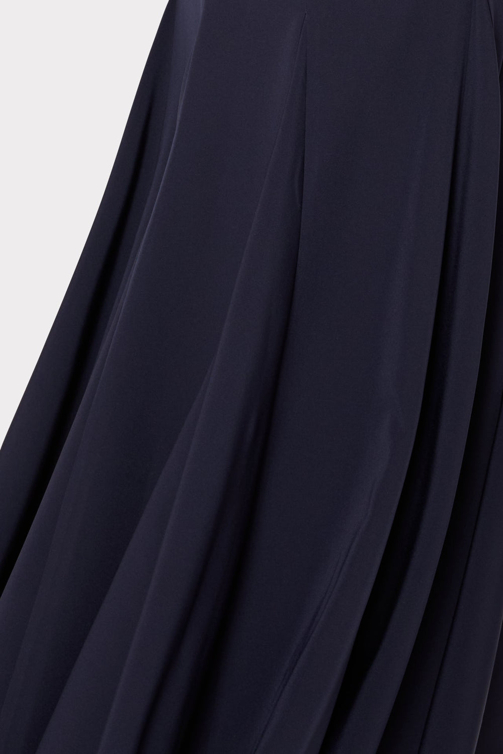 Elena High Neck Cady Dress - Navy