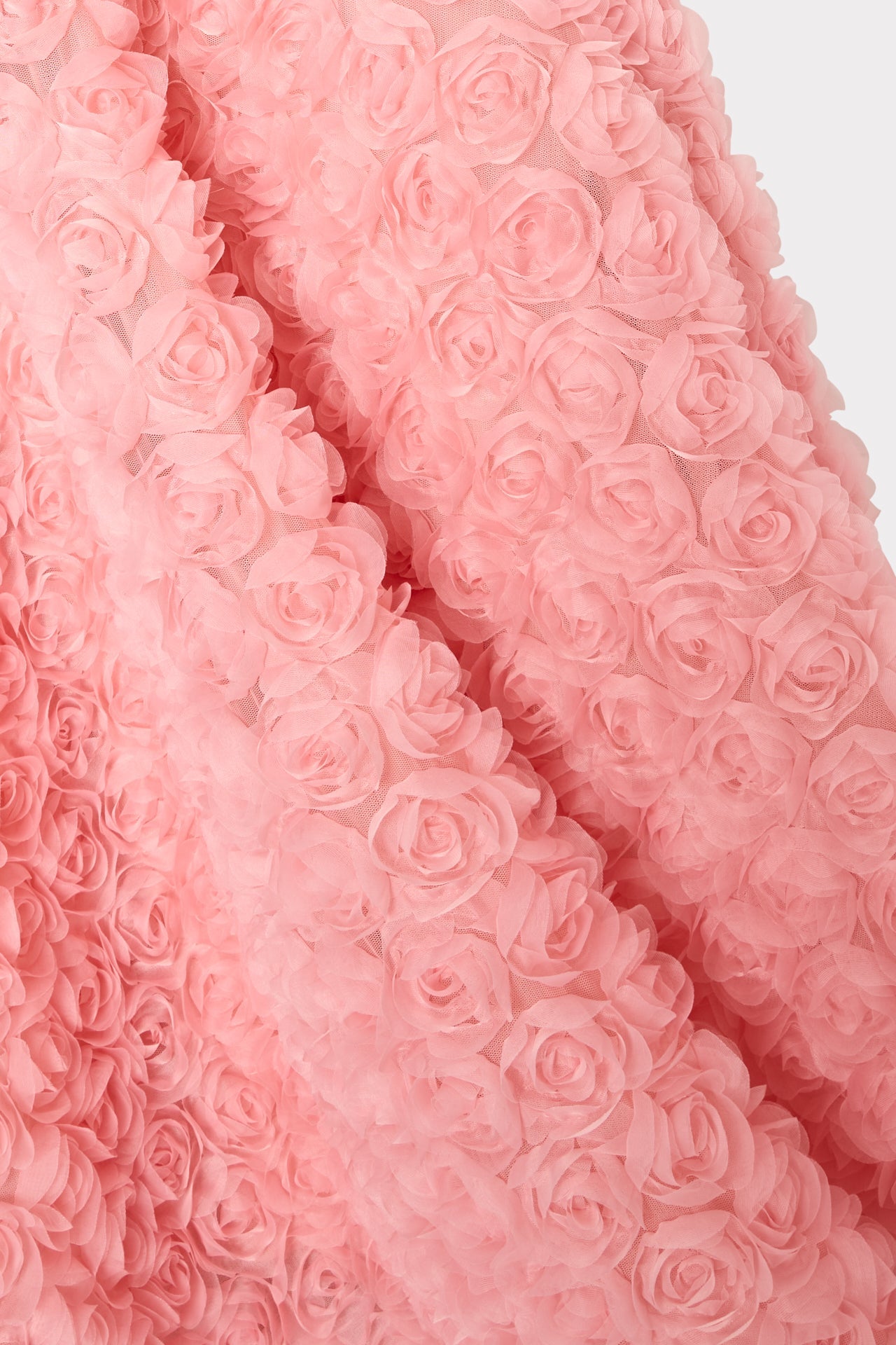 Bell Mesh Rose Gown - Pink