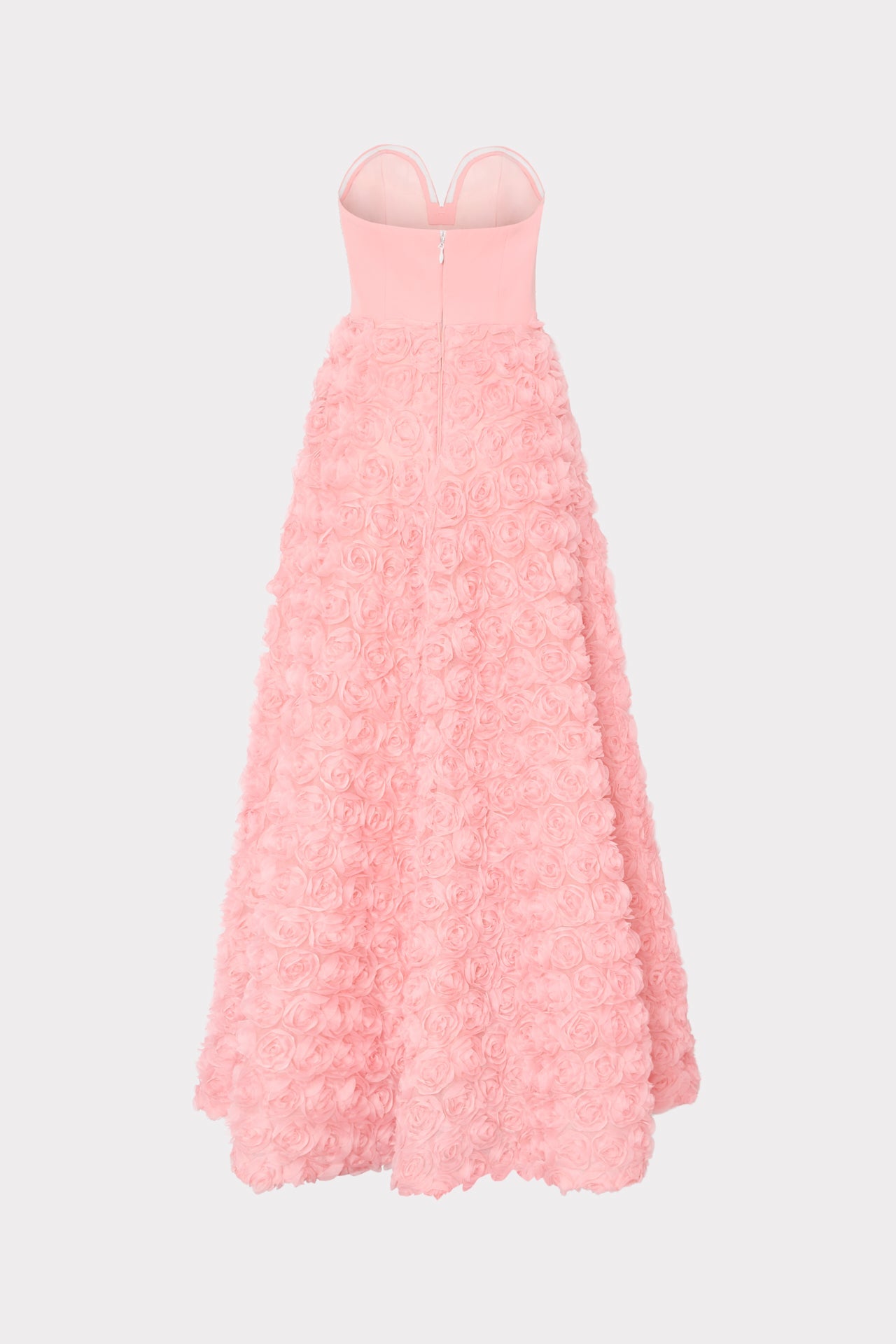 Bell Mesh Rose Gown - Pink