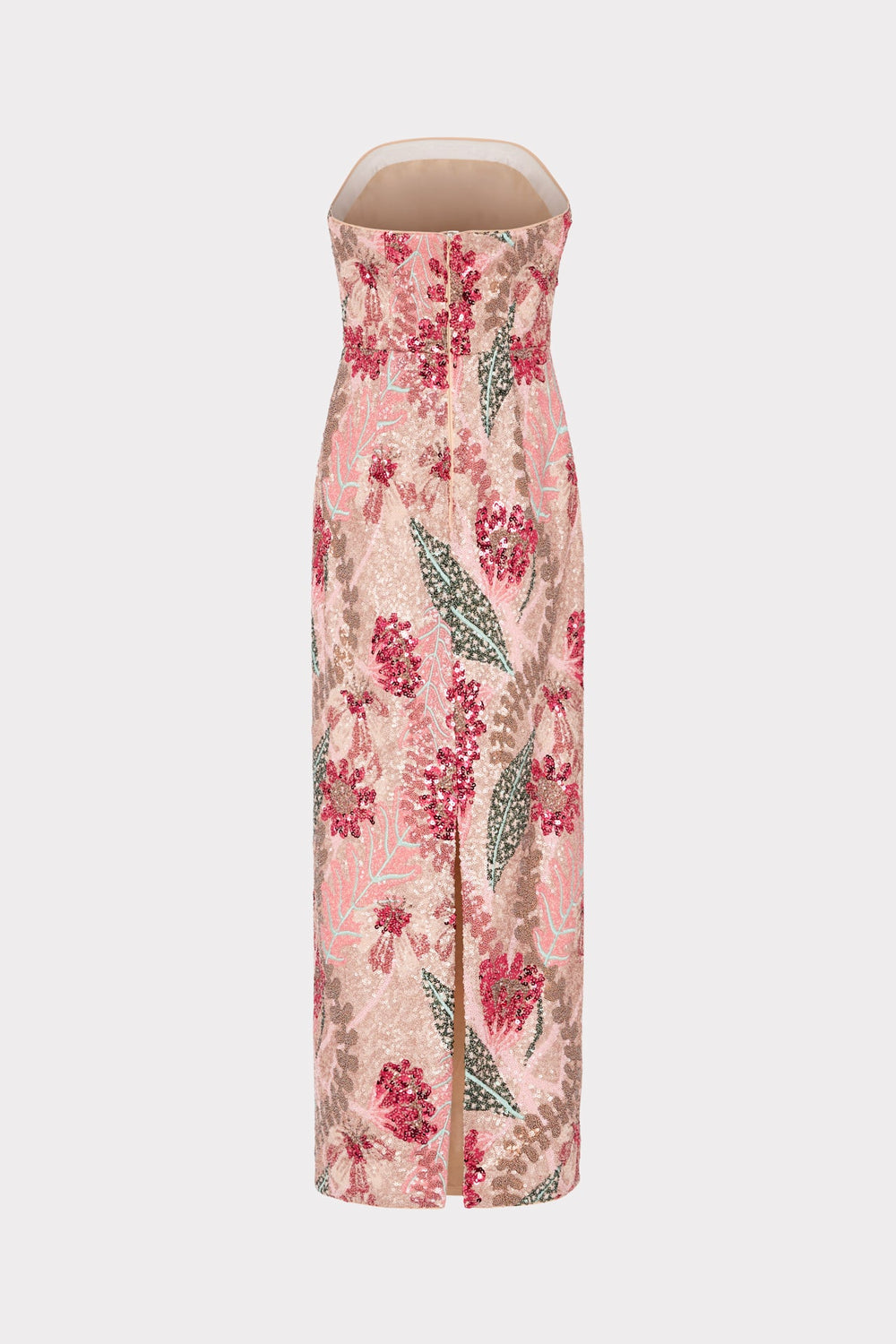 Esmeralda Sequins Strapless Dress - Multi