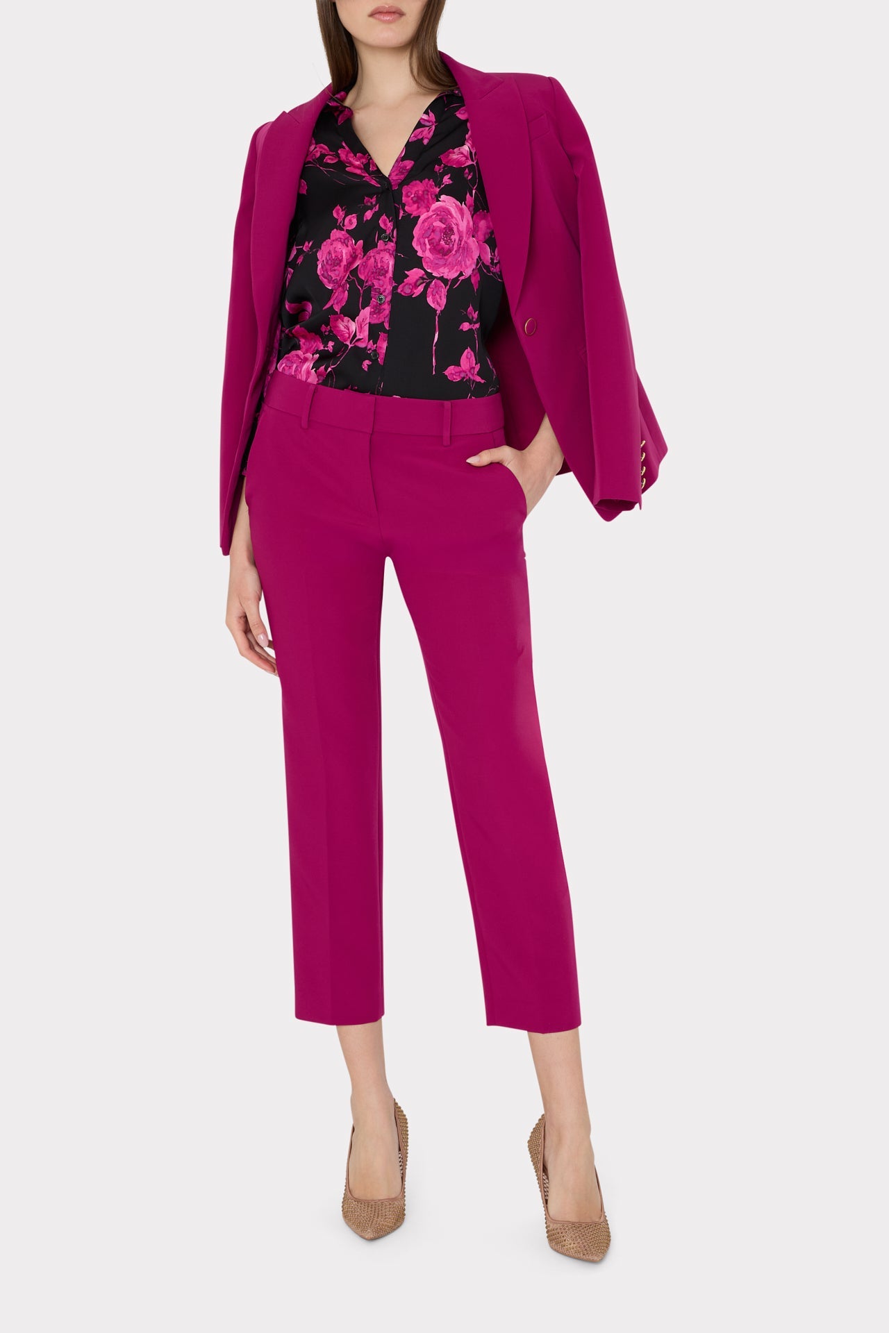 Nicola Cady Pants - Plum