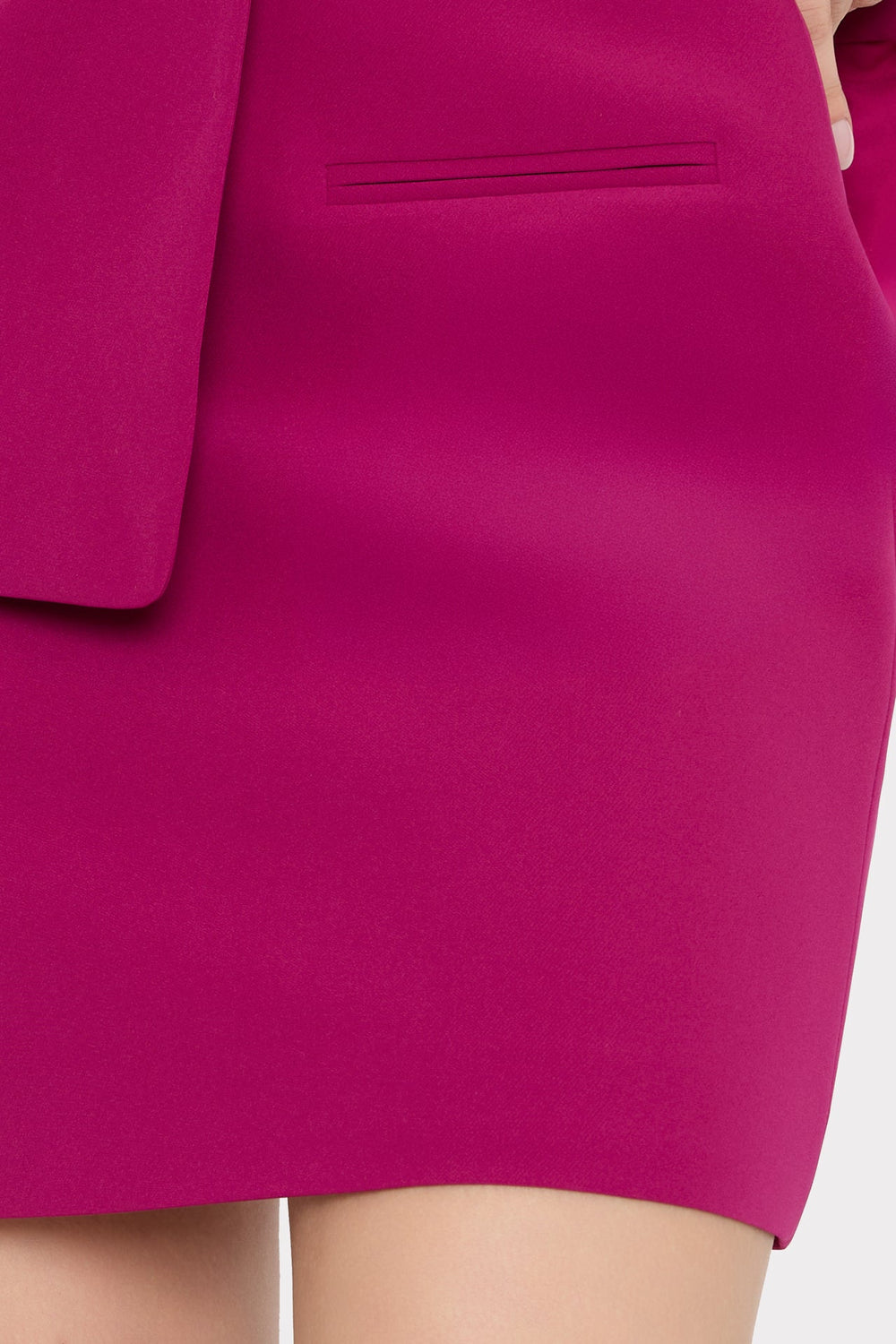 Lizzy Cady Mini Skirt - Plum