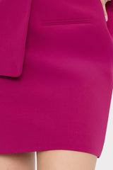 Lizzy Cady Mini Skirt - Plum