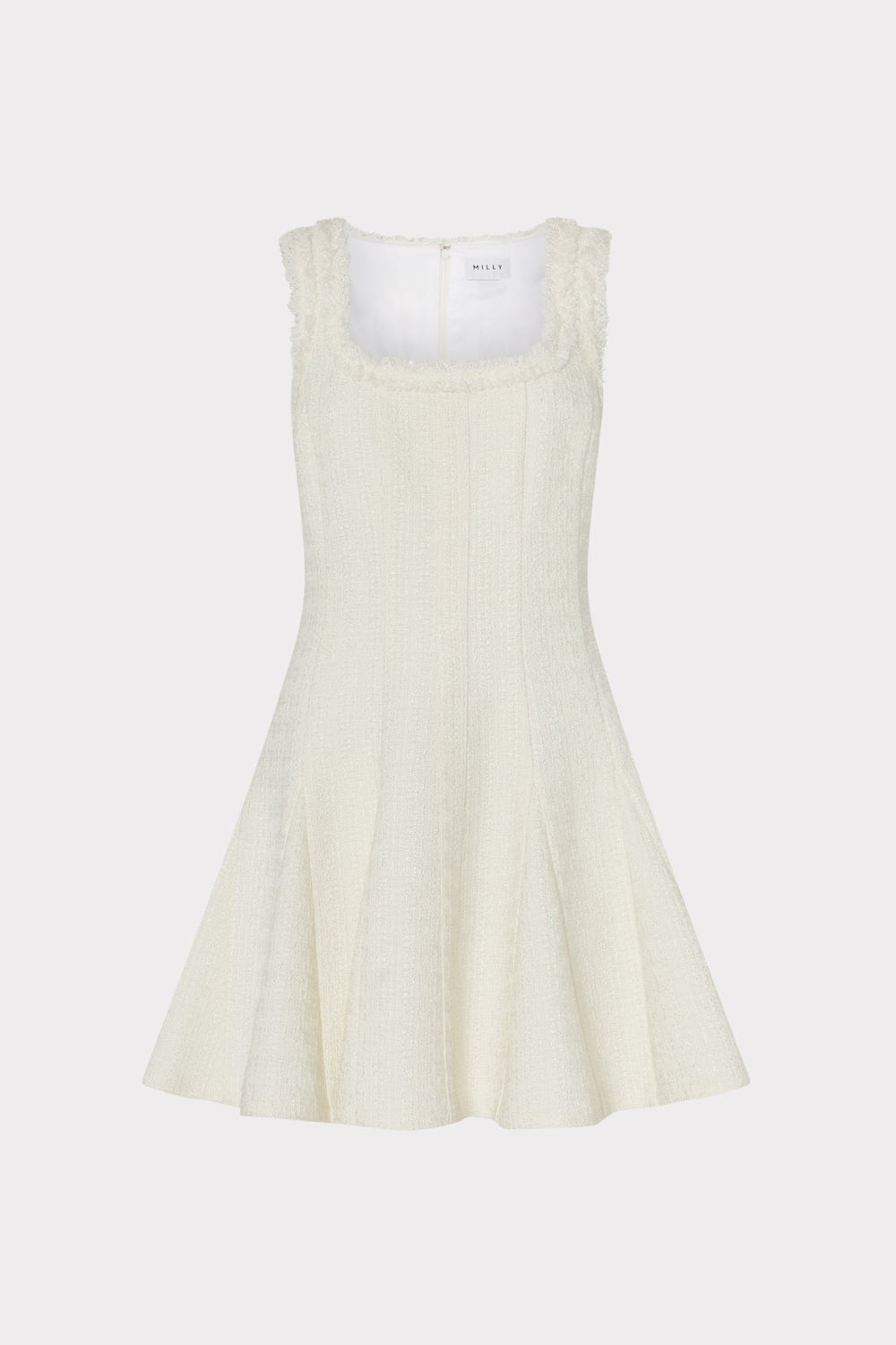 Juniper Boucle Mini Dress - Ecru
