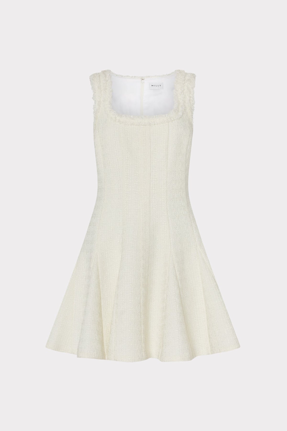 Juniper Boucle Mini Dress - Ecru
